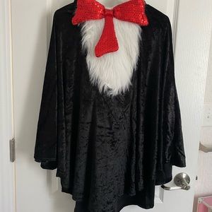 Cat in the Hat poncho costume - One size